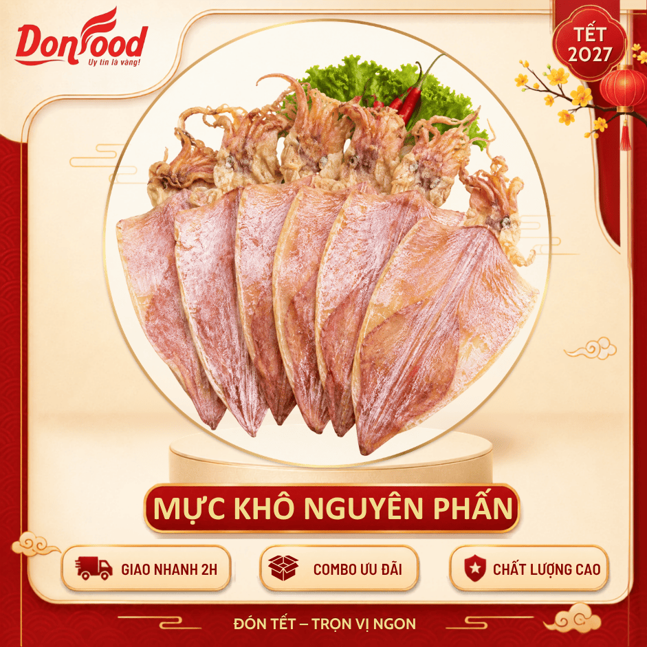Mực Khô Nguyên Phấn Size 8c/kg