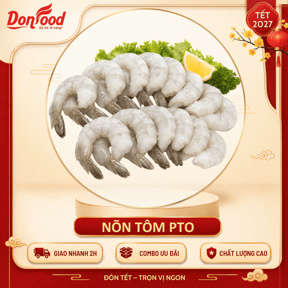 Nõn Tôm PTO Xuất Khẩu