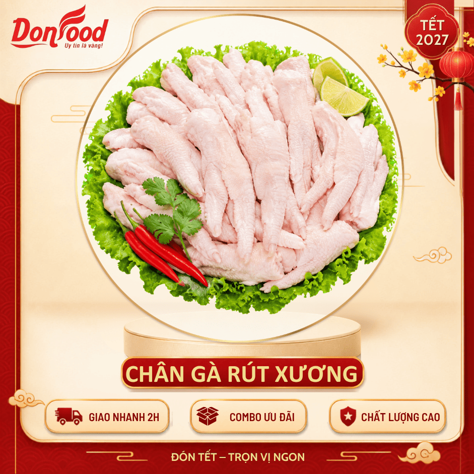 Chân gà rút xương