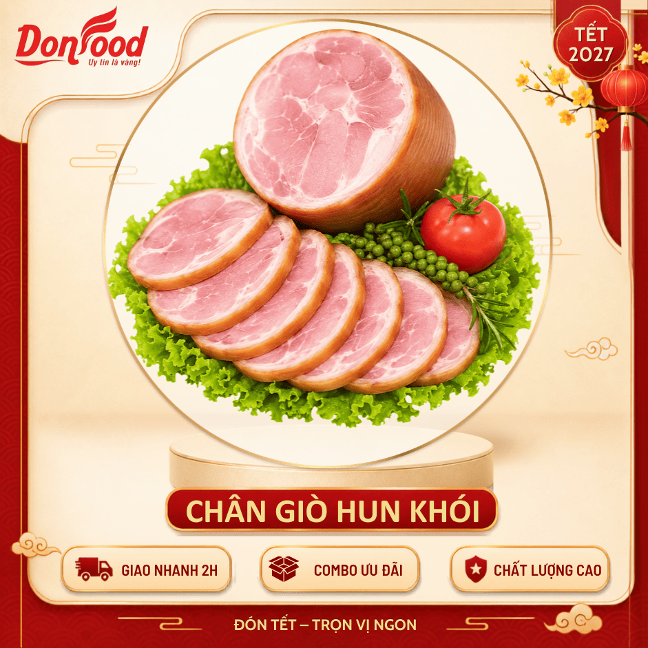 Chân giò heo hun khói