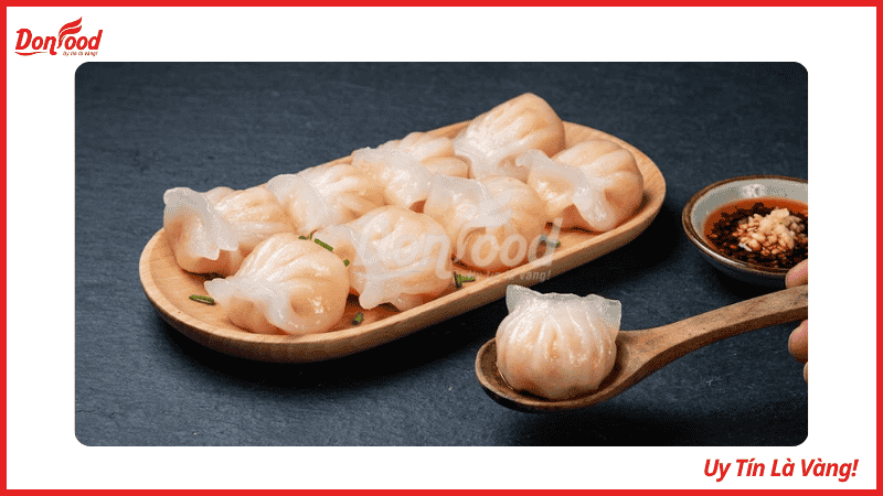 Sủi cảo nhân tôm tươi