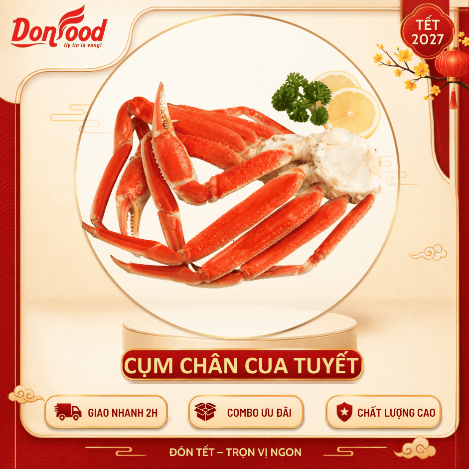 Cụm Chân Cua Tuyết Nhập Khẩu
