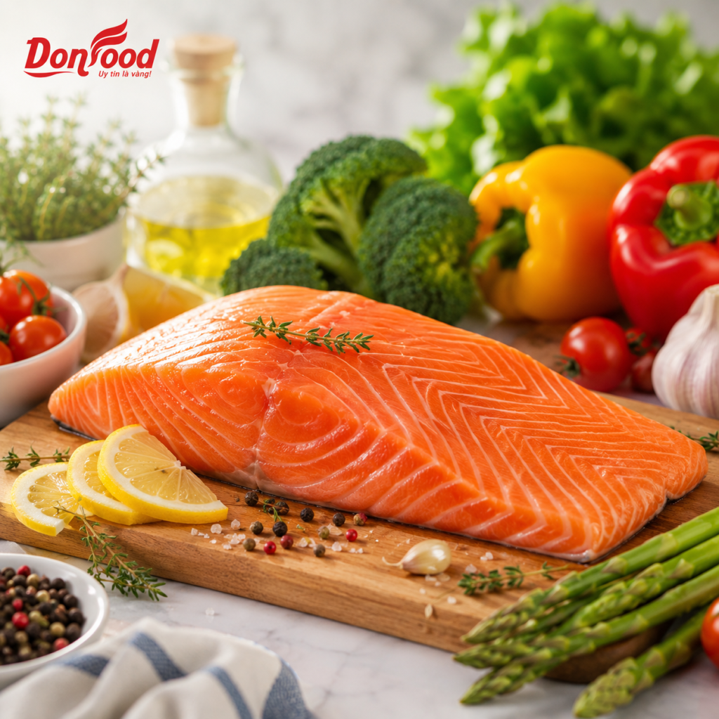 Cá Hồi Nauy Phi lê giàu Omega-3