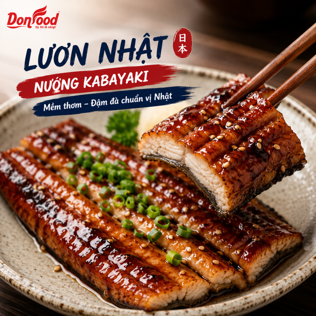 Lươn Nhật nướng Kabayaki mềm thơm