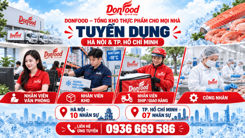 tuyển dụng donfood
