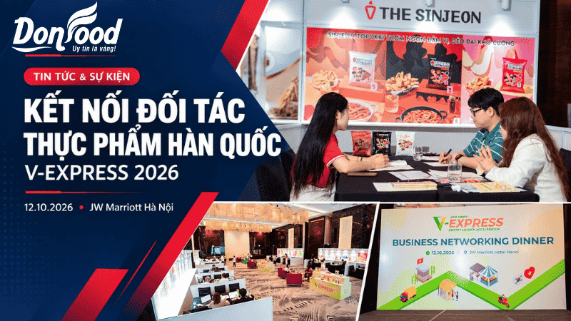 donfood kết nối đối tác hàn quốc tại sự kiện
